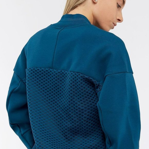 ADIDAS BP9354 Z.N.E. MODERN Knit Bomber  JACKET - Picture 3 of 5